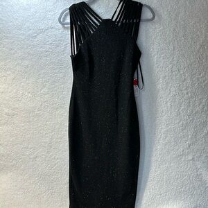 New Premier Amour Black Sparkle Formal Dress Size 4